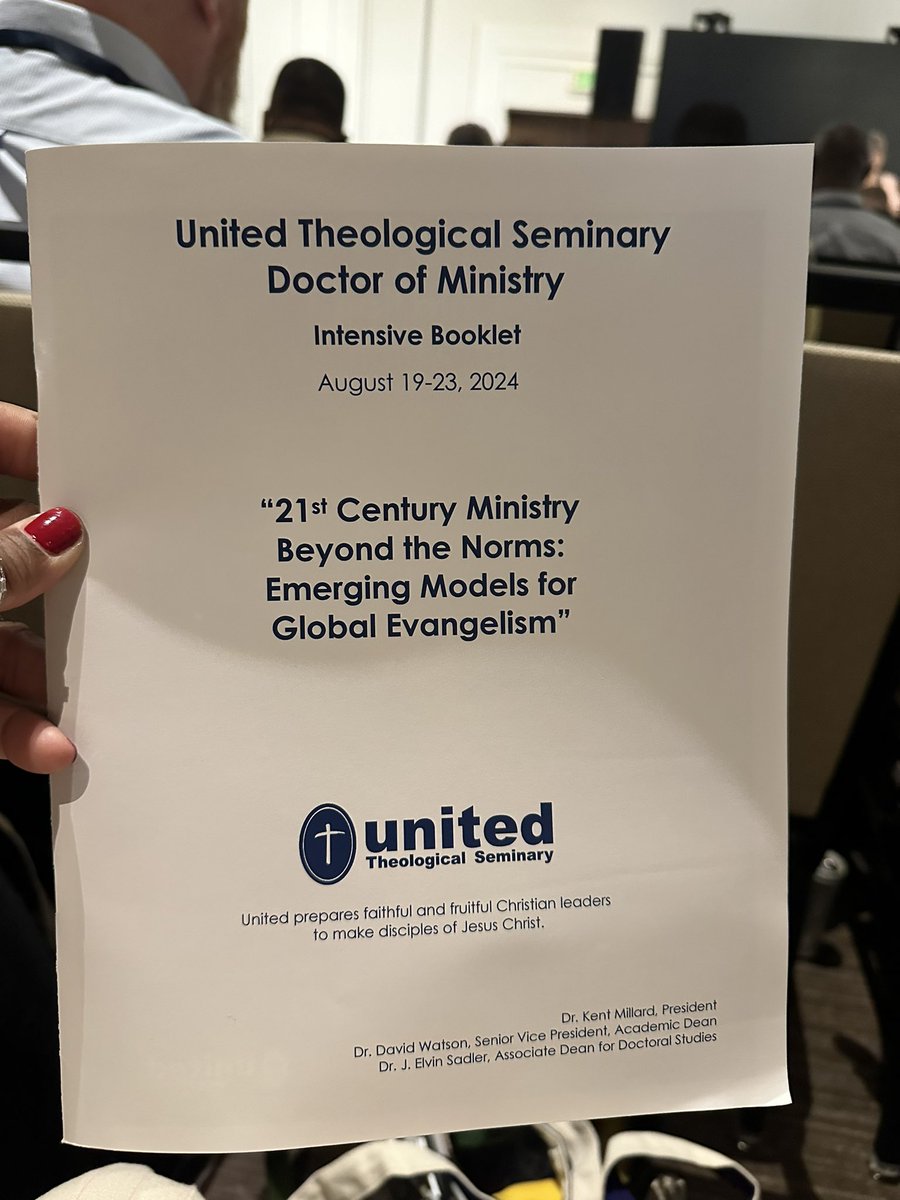 robinmware's tweet image. First Day of School! I am one of 60 new students in the Doctor of Ministry program. I am in the @FGBCF Cohort led by Bishop Lisa Weah  and Bishop Dwayne Debnam. I appreciate your prayers!