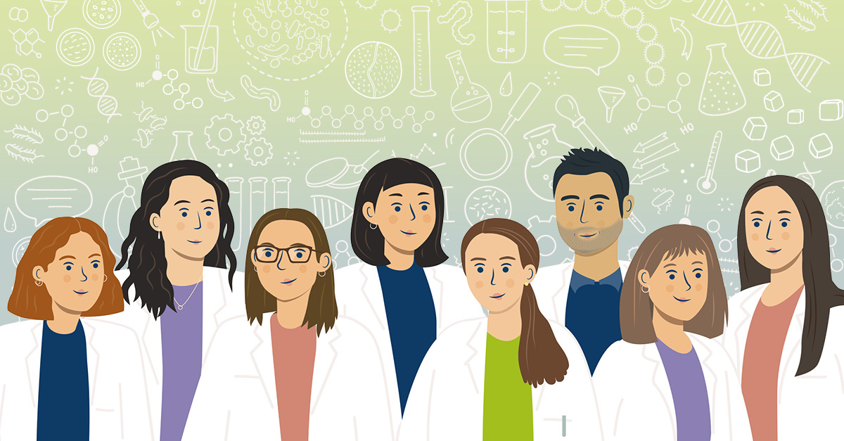 Approaching the final phase of our project we're excited to launch our interview series  #Cell4Chem #YoungTalents. Don't miss to read about the professional and personal stories of the passionate young minds driving the project! tinyurl.com/349kssms
Illustrations by Léa Bellec