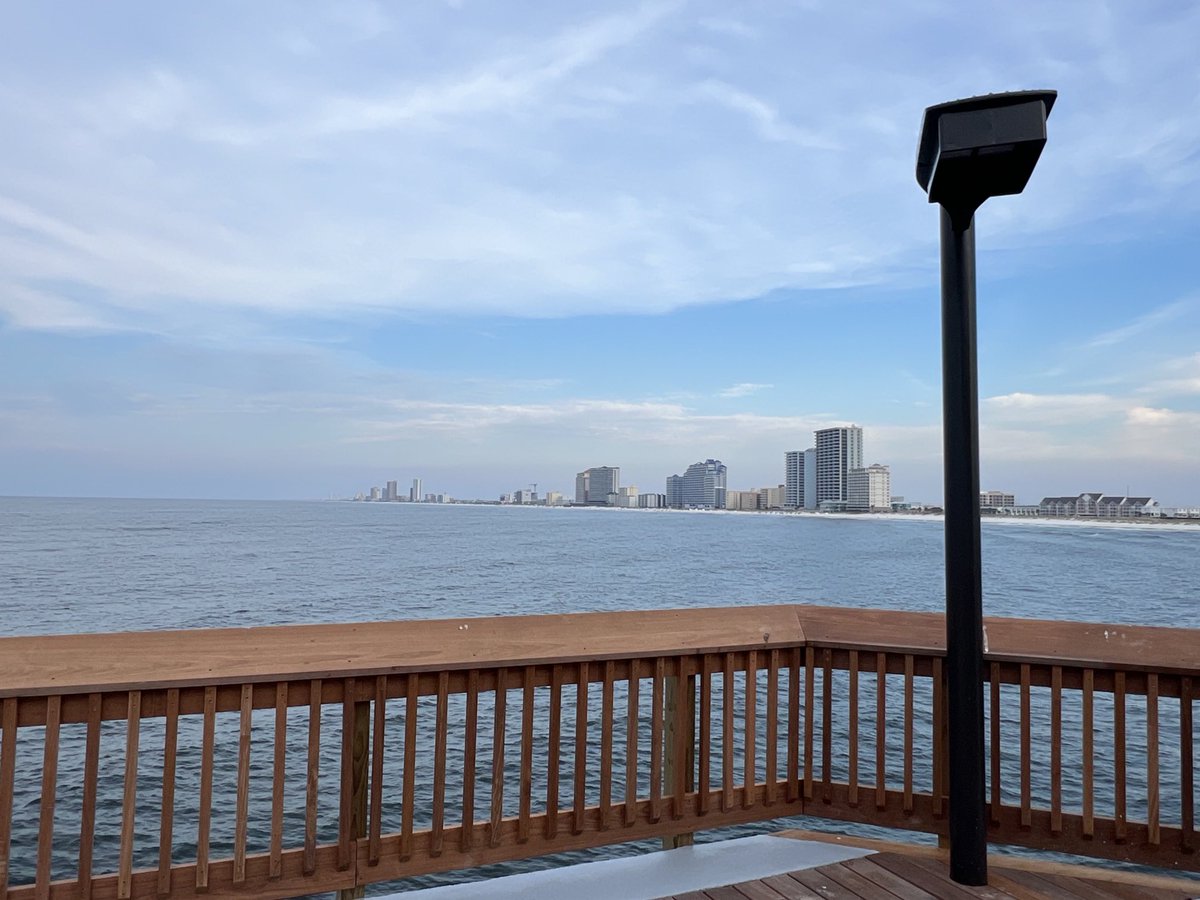 davegamblejr's tweet photo. Fishing pier at Gulf State Park is now open!  ⁦@spann⁩ https://t.co/gbXbdYIl5x