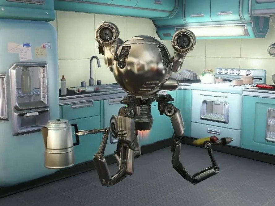 robotsgalore's tweet image. Today&apos;s robot is Codsworth from Fallout 4!