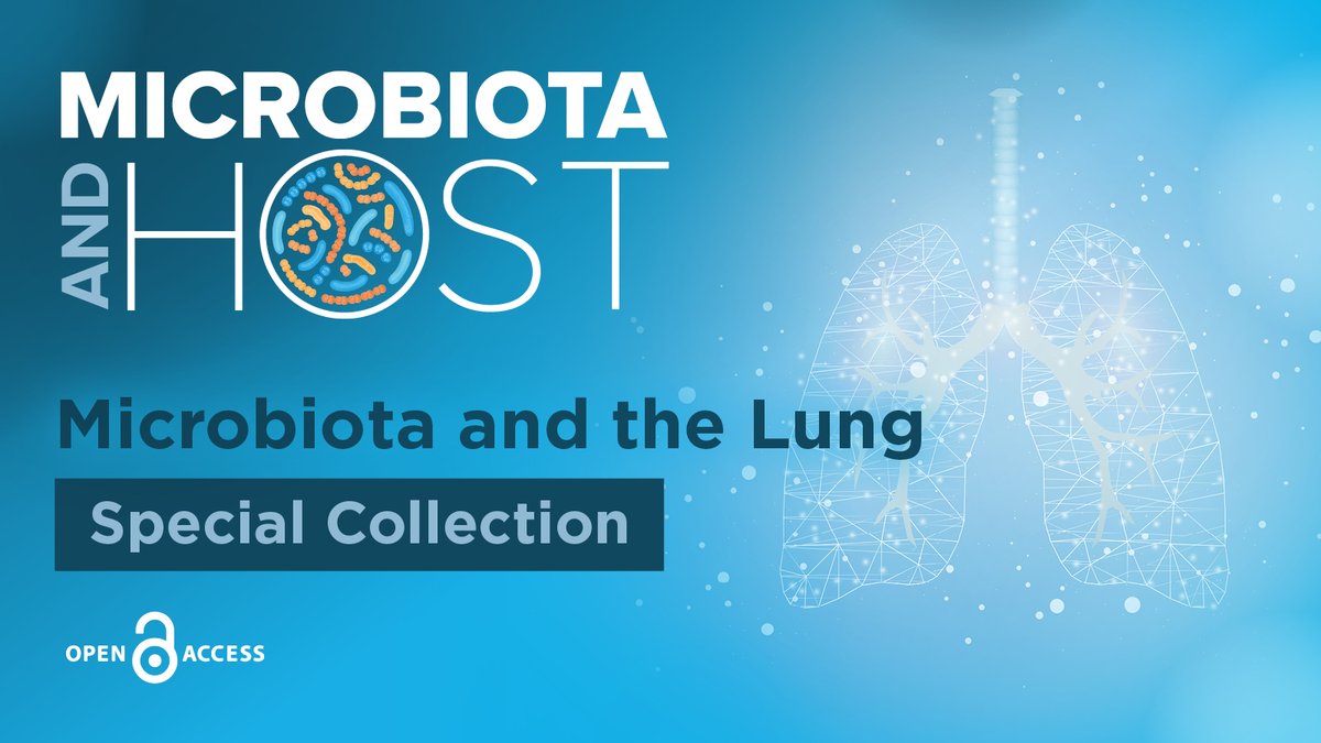 Microbiota and Host (@microbiotahost) on Twitter photo Introducing 'Microbiota and the Lung'🫁Led by
<a href="/SJS_Cameron/">Simon Cameron</a>, this Special Collection will explore the importance of #microbiota in a variety of #lung diseases, helping inform future diagnostics & treatment. Learn more about submitting your paper: ➡️ow.ly/Xlx650T11Na Introducing 'Microbiota and the Lung'🫁Led by
<a href="/SJS_Cameron/">Simon Cameron</a>, this Special Collection will explore the importance of #microbiota in a variety of #lung diseases, helping inform future diagnostics & treatment. Learn more about submitting your paper: ➡️ow.ly/Xlx650T11Na