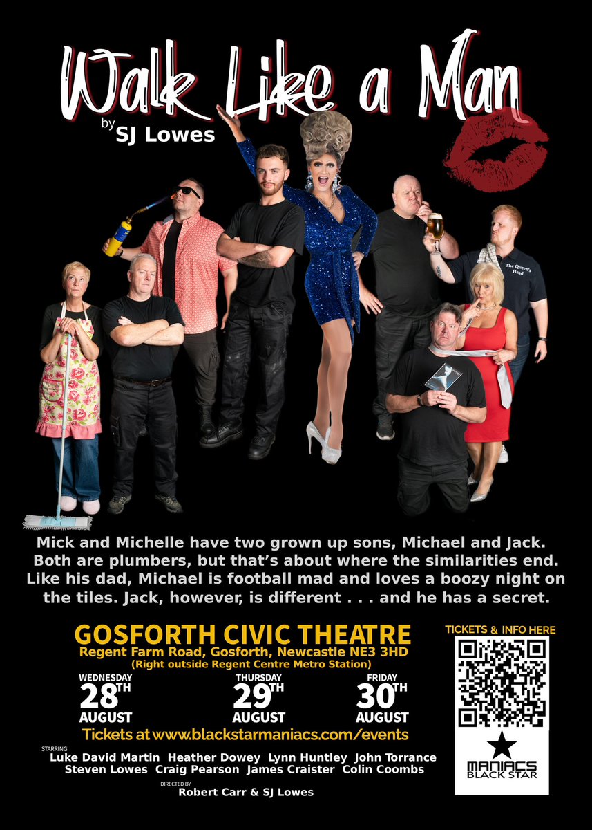 Lowesy's tweet photo. Opening night next week at @GoCivTheatre 

Theatre that will make you laugh and cry. There’s still a couple of cabaret tables left as well as theatre seats. 

Info at https://t.co/cfhiZ8dmVh

@netheatre
@netheatreguide
@thestage
@peoplestheatre 
@LiveTheatre 
@pretendy_man https://t.co/XVQVbazDbU