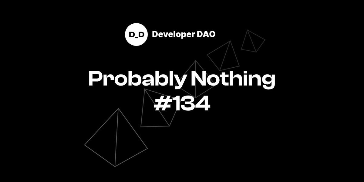 Developer DAO (🧱, 🚀) tweet media