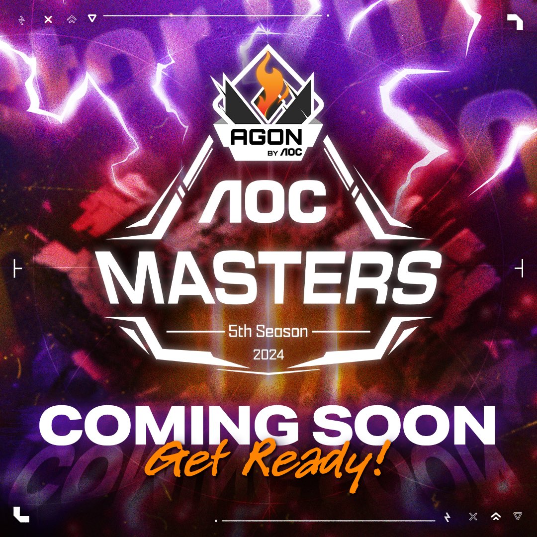 Get ready! 

AOC Masters 2024 tournament is coming! 
Who will be the strongest one? 
Stay tuned for more information soon! 

#AOCMasters2024 #GHME