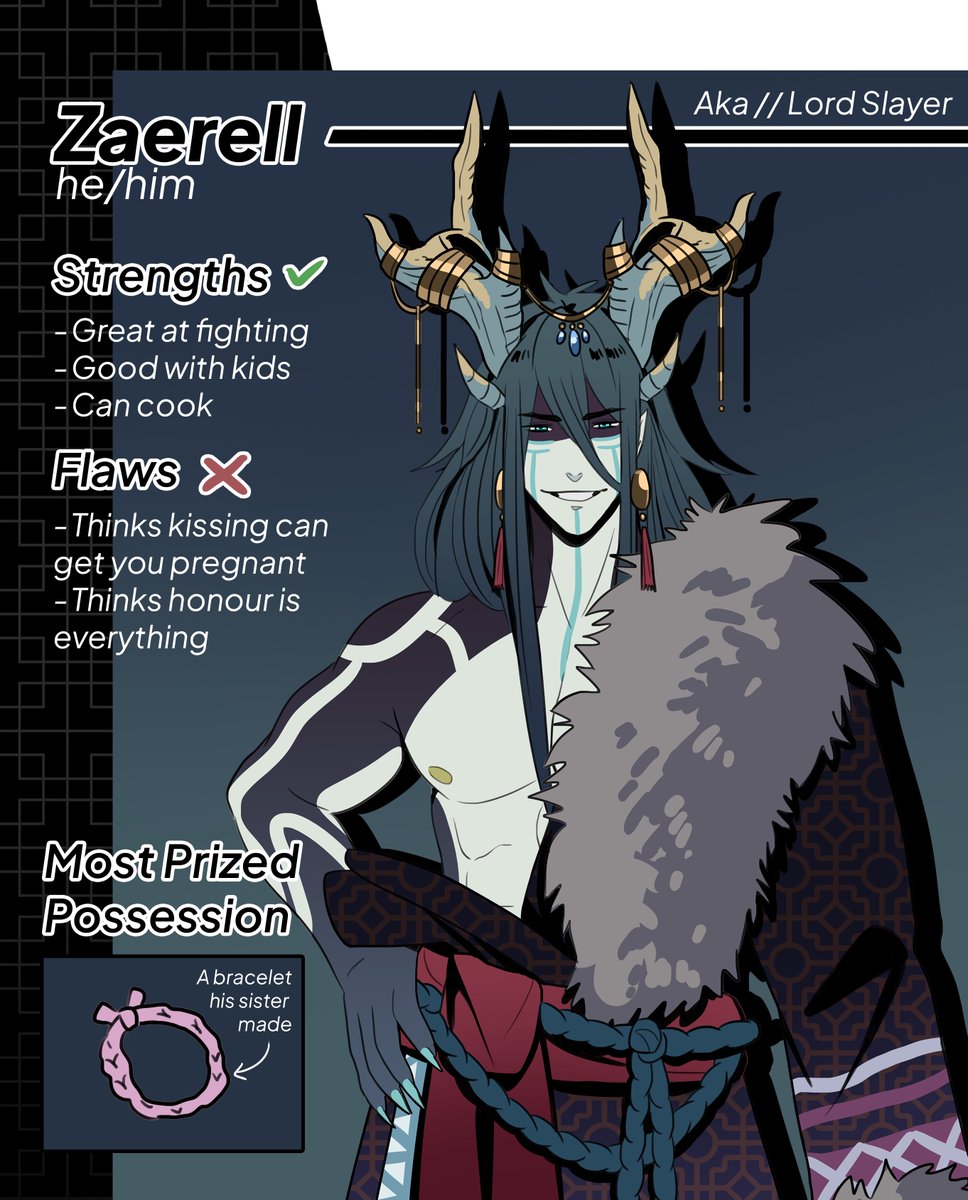 futotori's tweet image. Thank you so much for reaching our goal so quickly!!

Meet our first love interest Zaerell; AKA Lord Slayer! He was the Demon King before you arrived. How will he react to you taking his place? 

#BalladoftheCosplayer | #vndev | #visualnovel | #otome