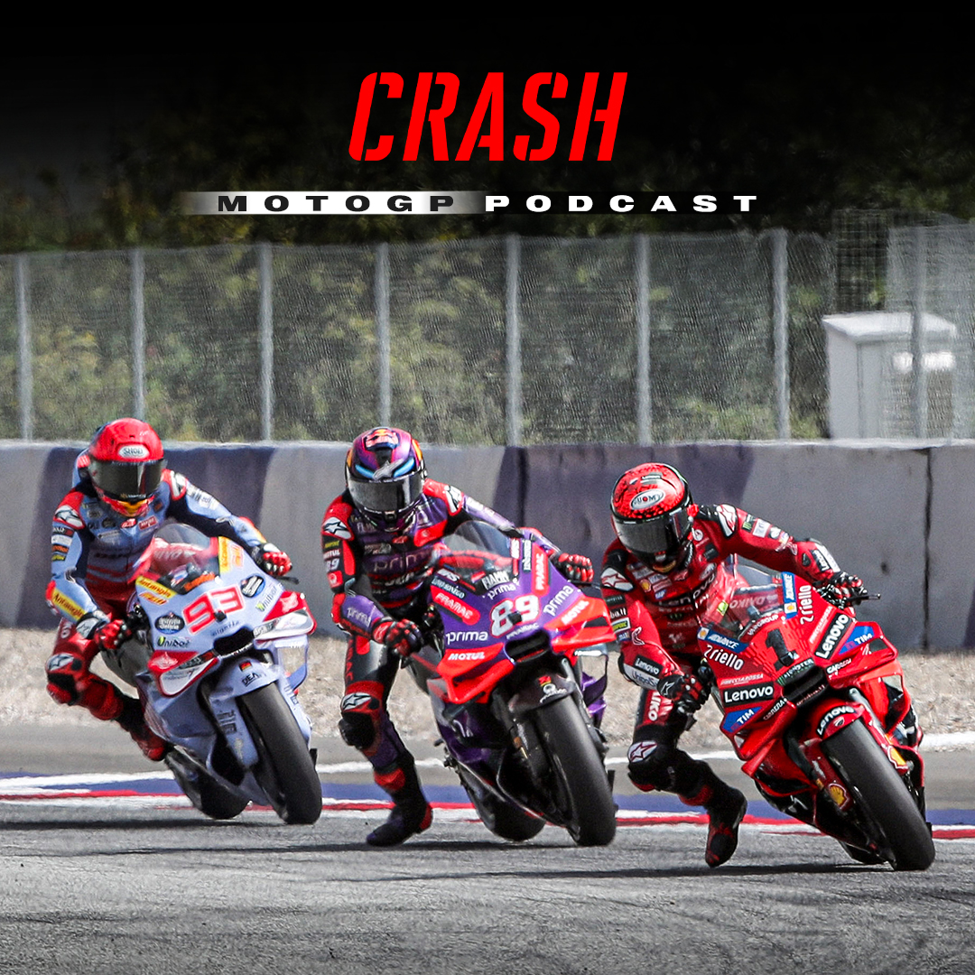 New podcast 🚨 | We review the Austrian Grand Prix as Bagnaia takes the lead in the World Championship from Martin &amp; a chaotic Sunday for Marc Marquez ⚠️

Listen on Apple Podcasts/Spotify or click the link to access the episode 🎧

shows.acast.com/crash-motogp-p…

#MotoGP