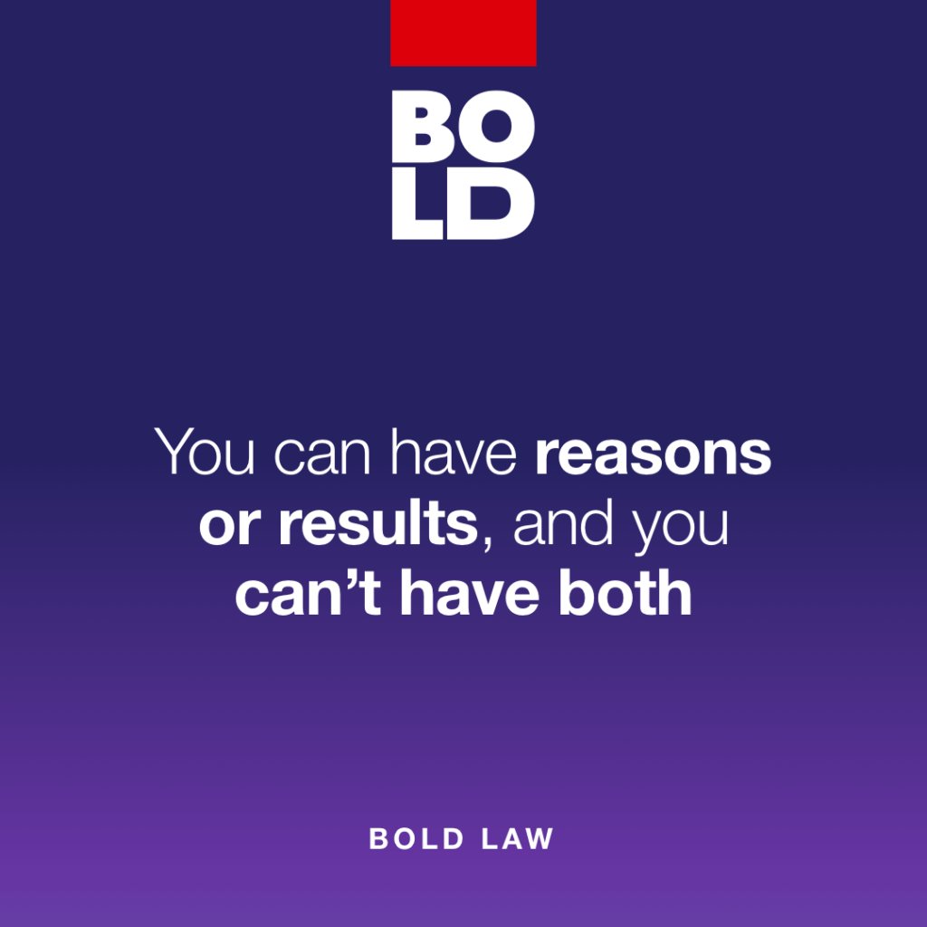 KW BOLD LAWS has been a source of motivation and guidance in my real estate journey.

This is my highlighted BOLD Law for this week.

It's a call to action, urging people to focus on achieving goals rather than dwelling on excuses or obstacles