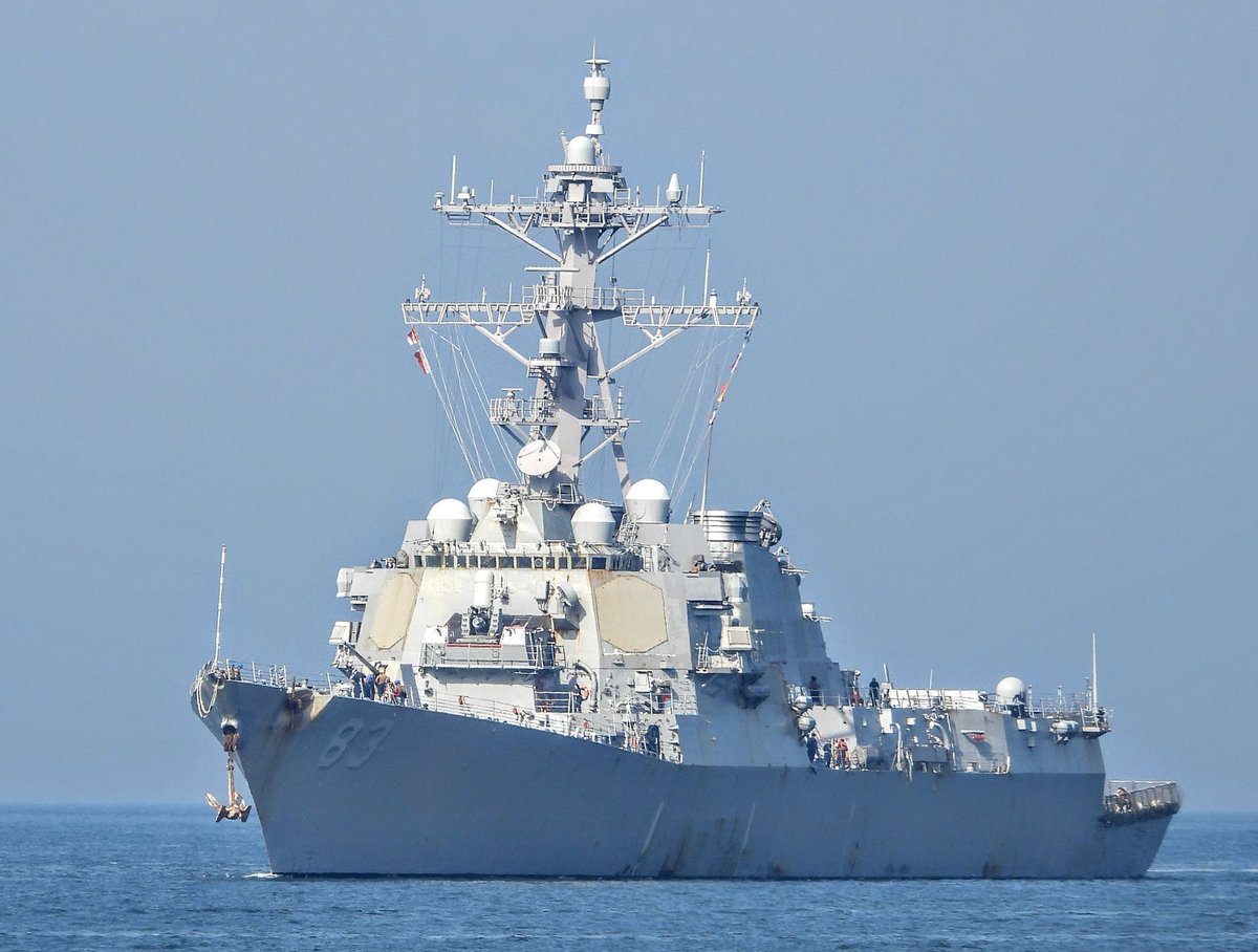 WarshipCam's tweet photo. USS Howard (DDG 83) Arleigh Burke-class Flight IIA guided missile destroyer coming into Yokosuka, Japan - August 19, 2024 #usshoward #ddg83
SRC: TW-@HNlEHupY4Nr6hRM https://t.co/xslfQuj4cj