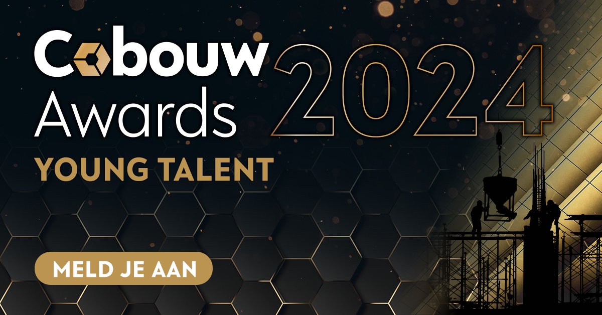 Ben of ken jij dé nieuwe Cobouw Young Talent 2024?
<a href="/CobouwNL/">Cobouw</a> is op zoek naar aanstormend talent in de #bouwsector met een duidelijke toekomstvisie. Ook werkgevers kunnen kandidaten aandragen! cobouw.nl/cobouwawards/a… #duurzaambouwen