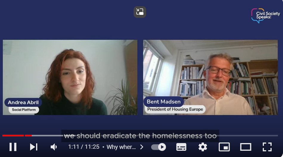Good to see the president of <a href="/HousingEurope/">Housing Europe</a> <a href="/madsenbent/">Bent Madsen</a> commit to end #homelessness.

Without the active involvement of social housing providers, homelessness cannot be solved!