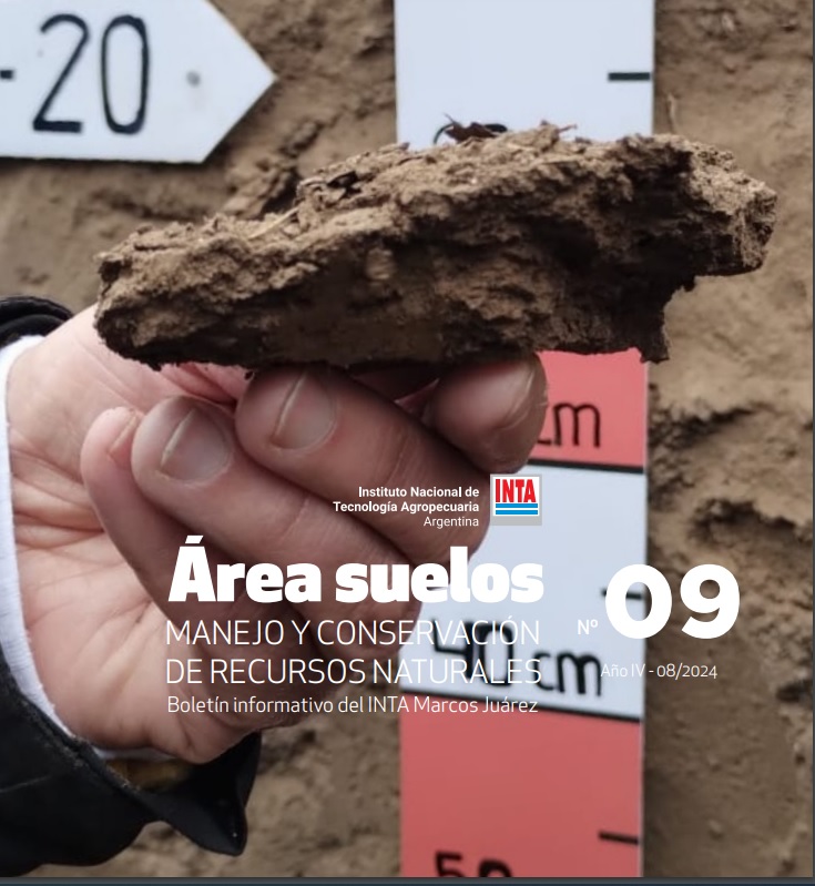 Nuevo boletín informativo de suelos del INTA Marcos Juárez.

Esta novena edición incluye informes sobre evolución de propiedades físicas de suelo en diferentes sistemas de manejo, alternativas de aplicación de fitosanitarios y polinización en soja.

🔴bit.ly/4dLAyrb