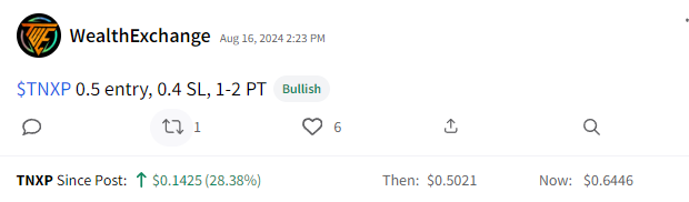 YoyoTrading's tweet photo. $TNXP Gave this here at Friday close for a swing over the weekend on  monkeypox theme.     

This makes a new high today imo.     

Same with $NNVC we're already up nicely!    

An awesome $10,000 to start the day. LET'S KILL IT TODAY https://t.co/6yiODKFZnr