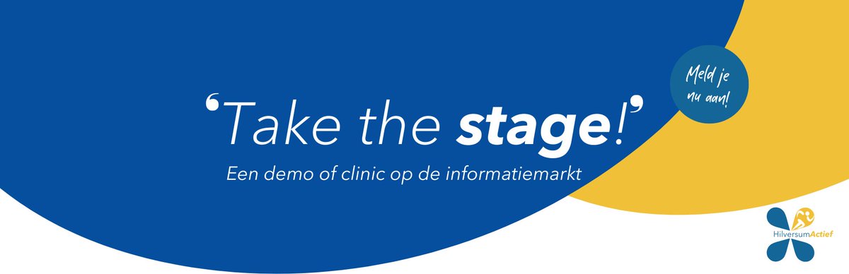 Er is nog plek🎉Wil jij meer leden werven en jouw sport- of cultuuractiviteit presenteren? Wij zien je graag op zondag 15 september! Meld je aan via hilversumactief.nl