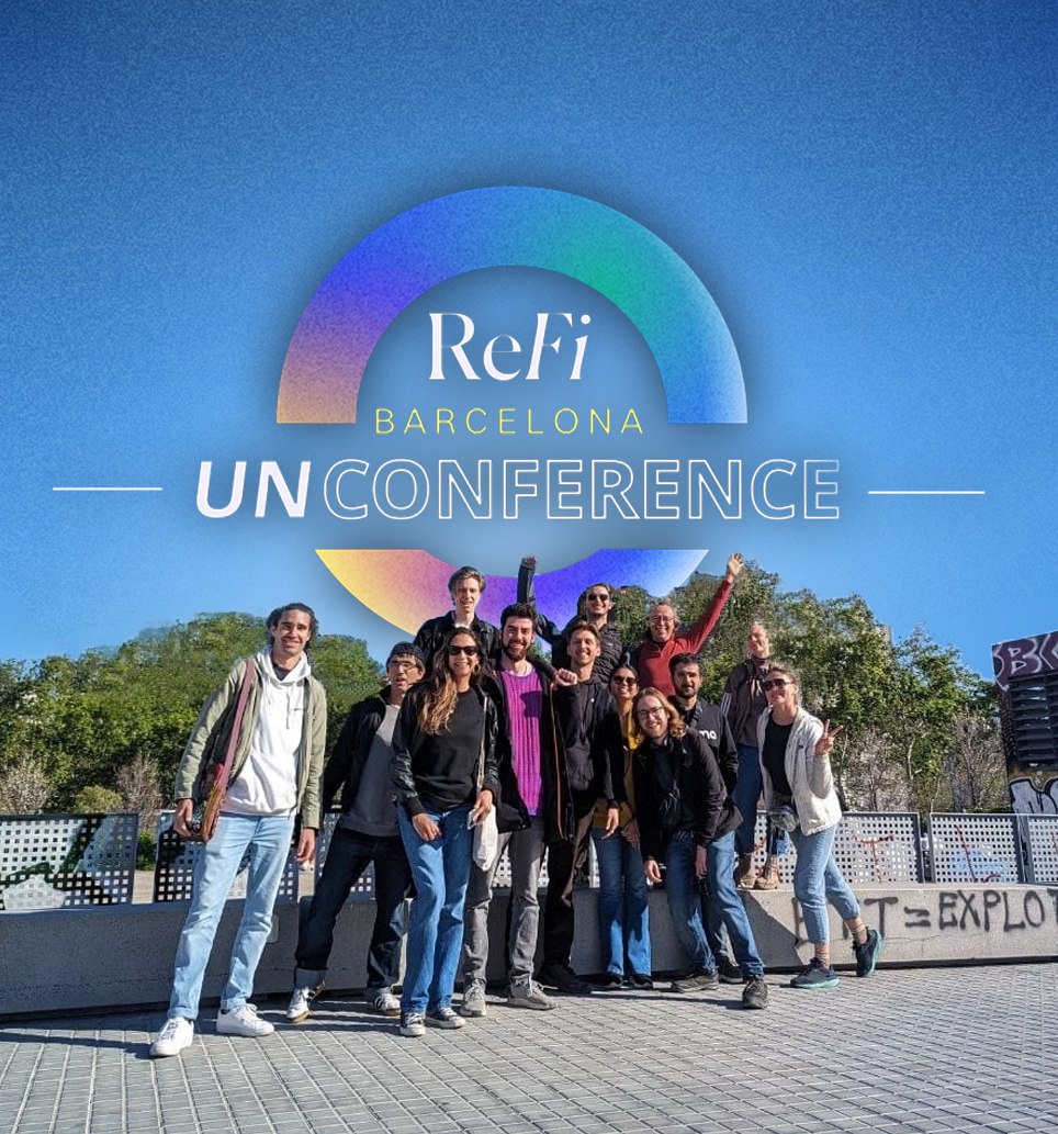 ReFiBCN's tweet photo. 🧵 Taking the opportunity of the @RegenCoordinate round, we’d like to do a quick recap of this year's ReFi Unconference, organized together with @crypto4commons and @TrustedSeed . It was one of our first steps in bridging the local with the global. 🌍👇

https://t.co/kE0mdnOBqK https://t.co/vlv5FBnCMn