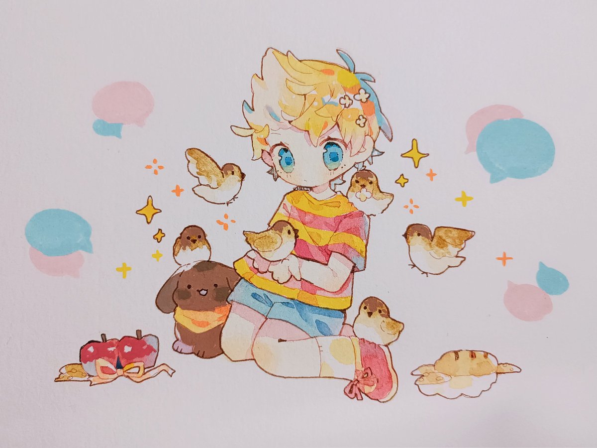 今天发一下手绘，还是硫卡——#MOTHER3