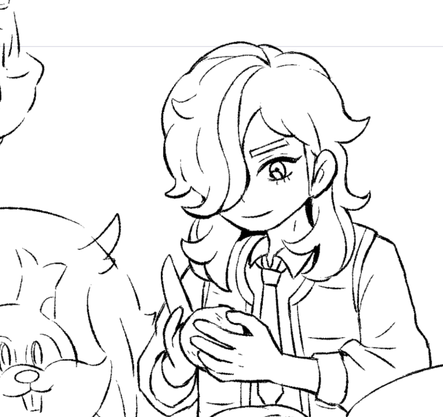 私が描くとちっちゃい子みたいになる 