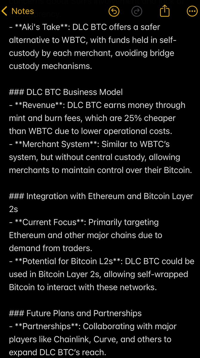 0xDefiIntern's tweet photo. day 2 of the intern pod notes challenge. 

this time? Laura Shin’s Unchained pod with the dlcBTC head Aki Balogh. 

timely subject now that there’s Justin Sun inspired wBTC fud https://t.co/GaqWfRs1AB