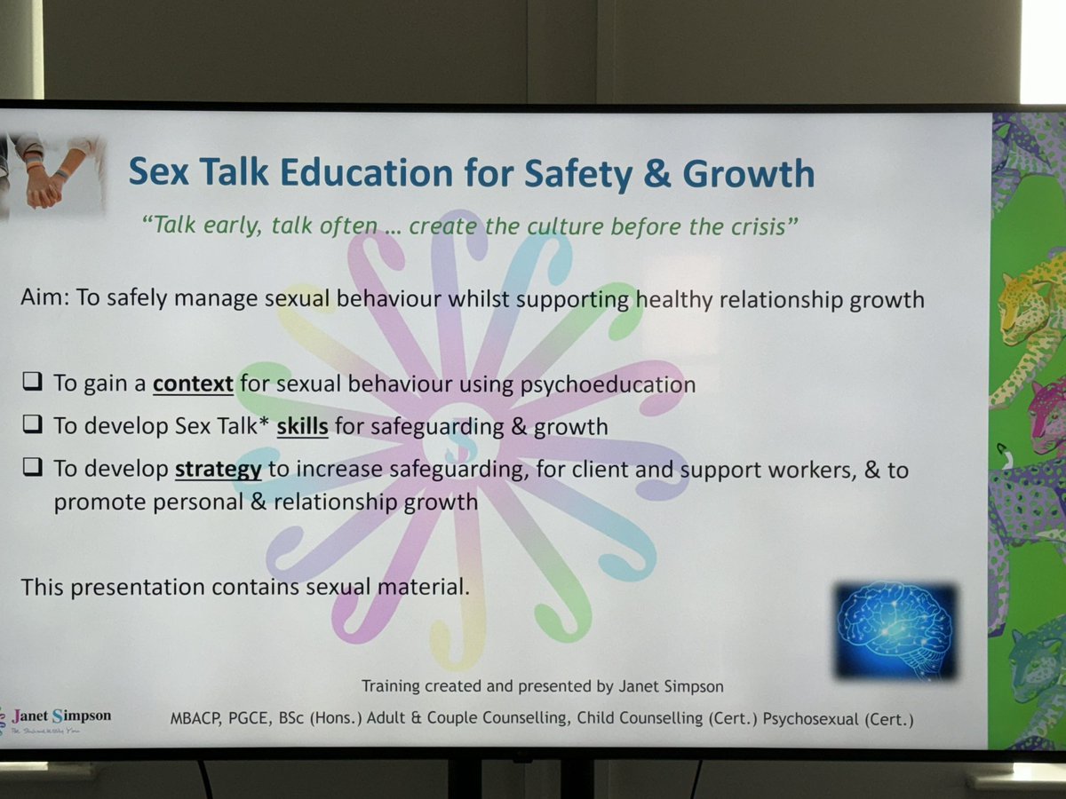 Our Case Manager, Assistant Case Manager and Support Team participated in bespoke training.  Our client will benefit from our shared understanding and consistent approach. #SexMatters #sexualsafety #sexualgrowth #CaseManagement #clientcentred