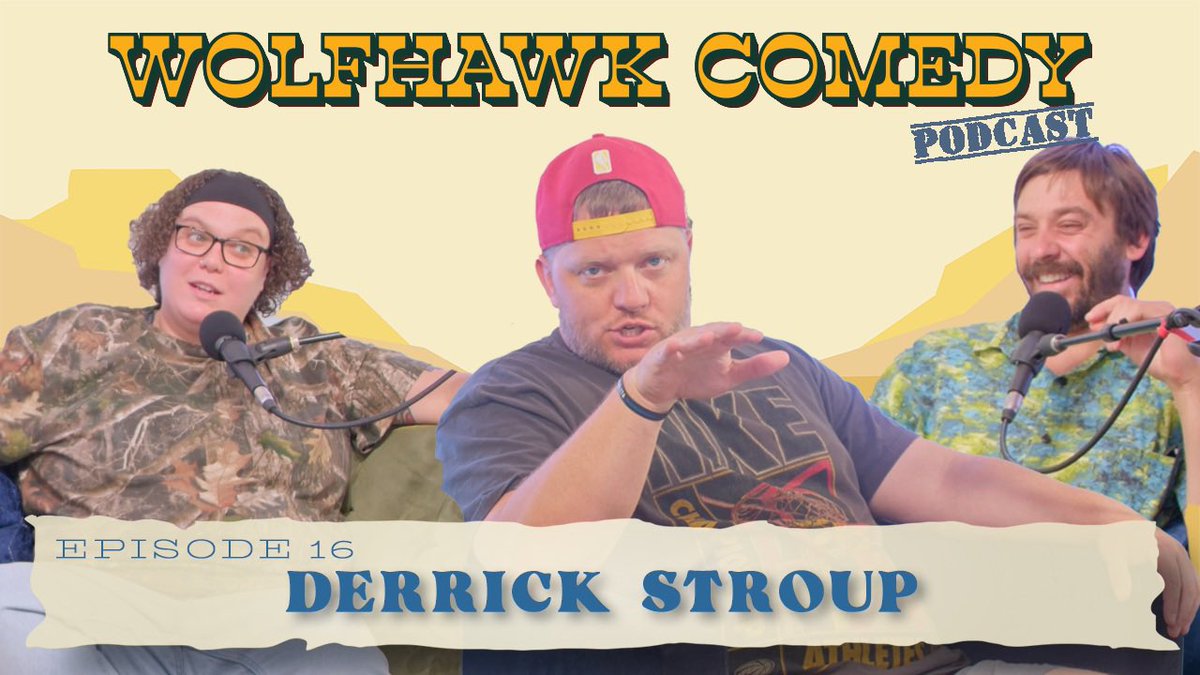 Lizzy and Elliot sit down with Alabama fishin’ boy and Denver standup comedian DERRICK STROUP. They are talking about comedy, food, camo and fishing!!! Check it out now- available on YouTube, Spotify and Apple Podcasts🐺🦅 #wolfhawk #comedy #podcast