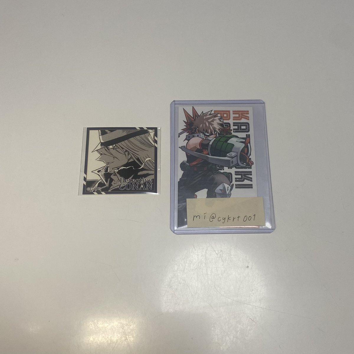 cykrt001's tweet photo. 【交換】 名探偵コナン コナン コナン展 30周年 ココアシガレット ステッカー

譲 ) ジン
求 ) 松田

※大阪手渡し又は郵送

ピンポイントで大変難しいかと思いますが、検索からでもお気軽にお声がけください。 https://t.co/40UpvidwnR