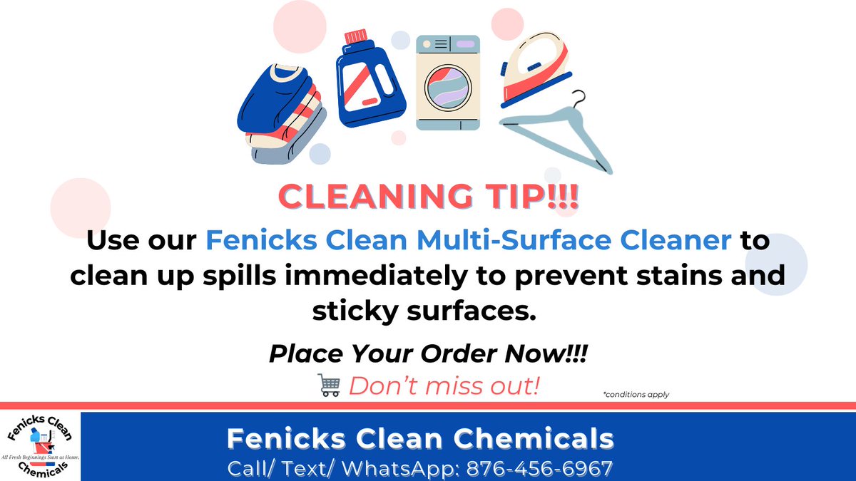 #CleaningTip #FenicksClean #COMINGSOON #MultiSurfaceCleaner #freeShipping