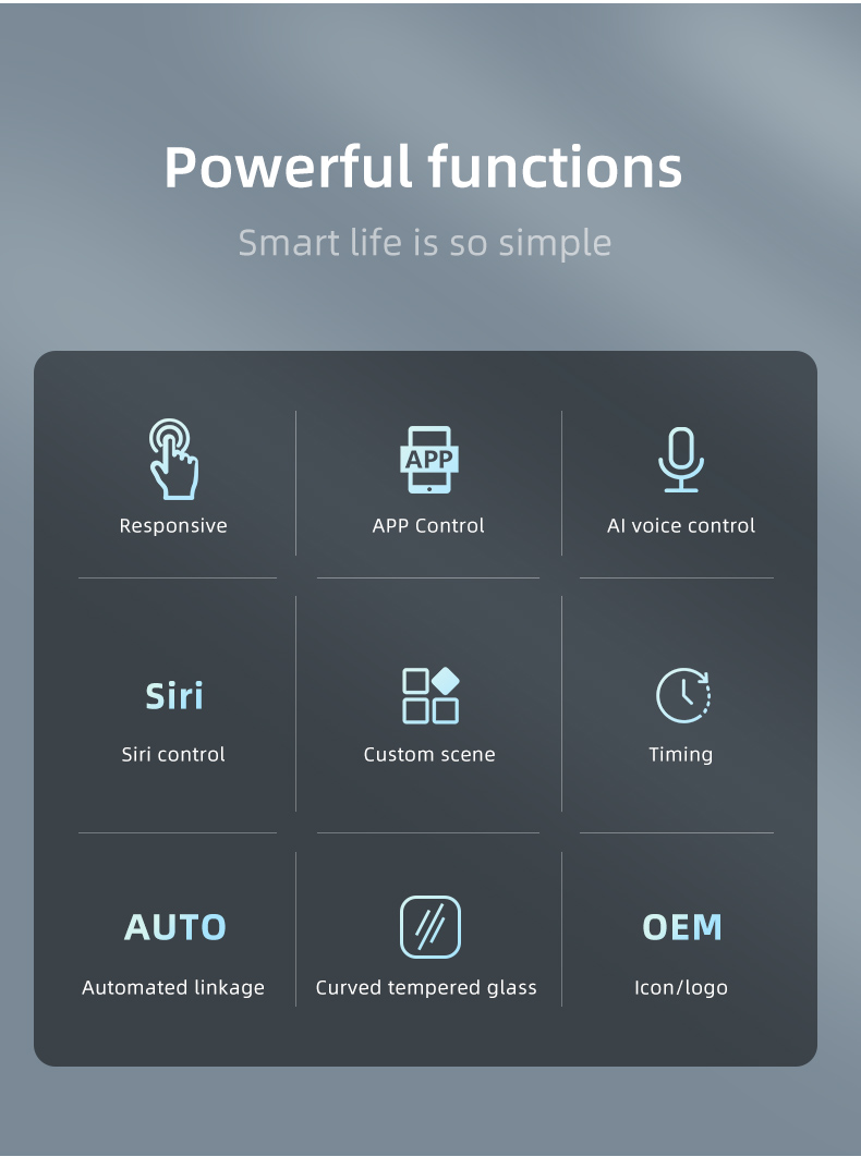 HenryZheng180's tweet image. Support customized patterns tuya zigbee 3.0 light switch L line magnetic relay UK IPhone Siri control light switch glass
wa.me/+8618819271172…
keepercloud.com
keepersmart.en.alibaba.com
#smarthome #smartlife #smartcontroller