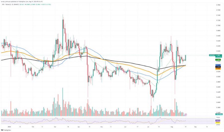 XRP 1D Salib Emas Xoom
