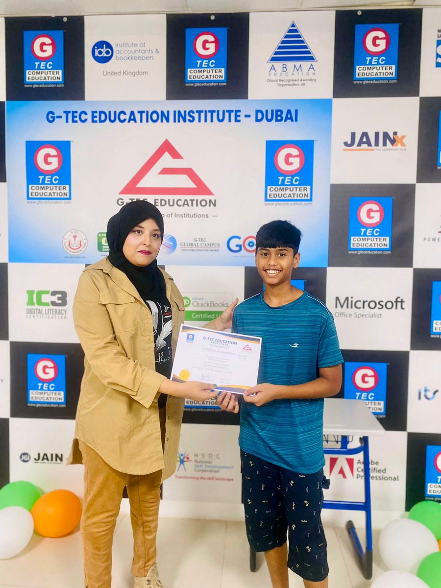 gtec_alqusais's tweet image. Congratulations to Kavin Kumaran!
We are excited to announce that Kavin Kumaran has successfully completed the Junior Programmer courses in C and C++ at G-Tec Education Dubai.
📞 +971 50 398 0768
📞 +971 4 266 5884
🌐 gtecqusais.com
#GtecEducation #JuniorProgrammer