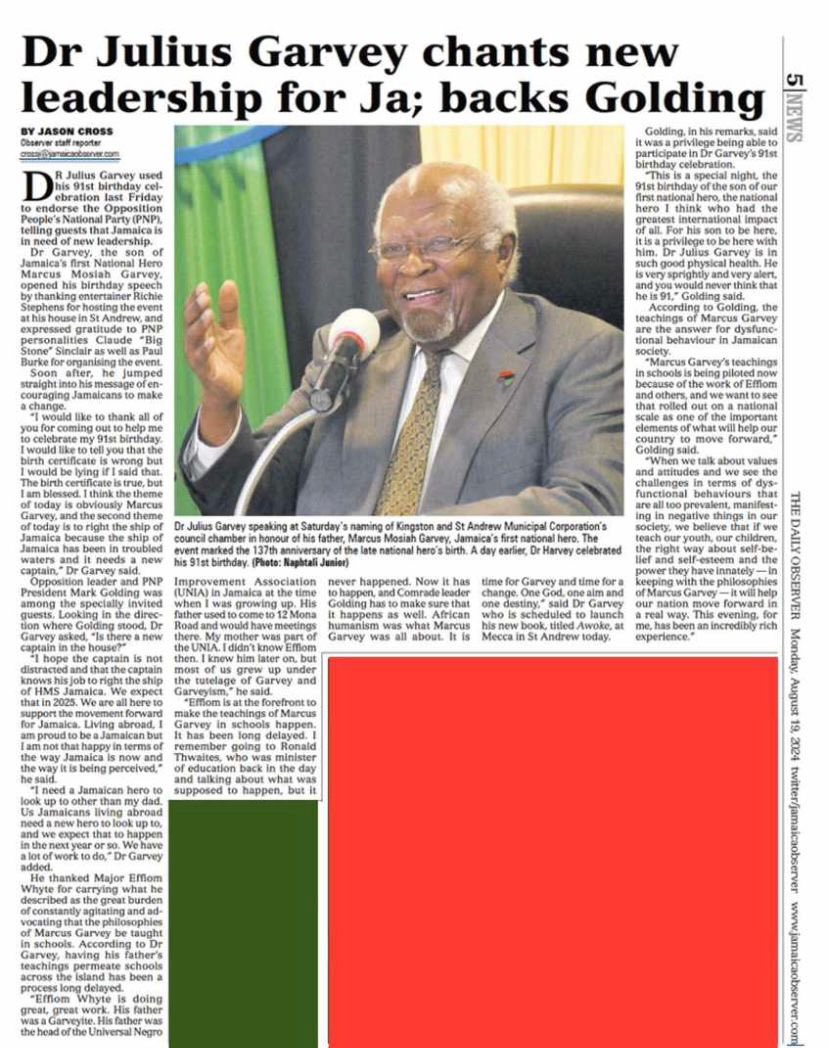 MarkJGolding's tweet photo. I do not take the endorsement and support of Dr Julius Garvey lightly.
I thank him, I know there is much work to be done but I have never feared hard work. I am ready!
#TimeComeForCHANGE https://t.co/Wsad6BmC10