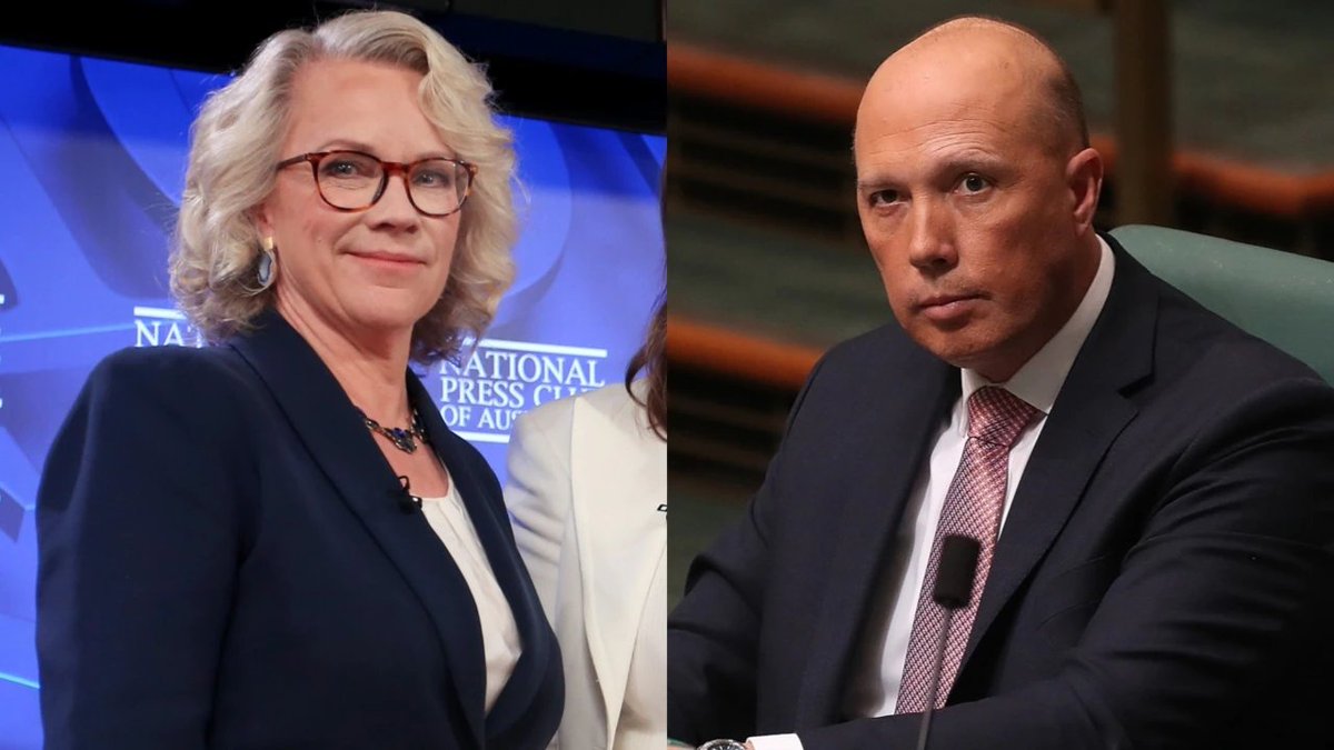 Sul_Hass's tweet photo. @sahar_adatia Laura Tingle is correct. Dutton wants to hurt Albo and by inciting his Palestinian racism he's doing that. Labor can't focus on any other matter for Australia while Dutton, Littleproud, Hume, Cash etc are circling on Gaza. Thank you Laura, the ABC's finest👌 #abc730 #auspol https://t.co/ogefg1MRp3
