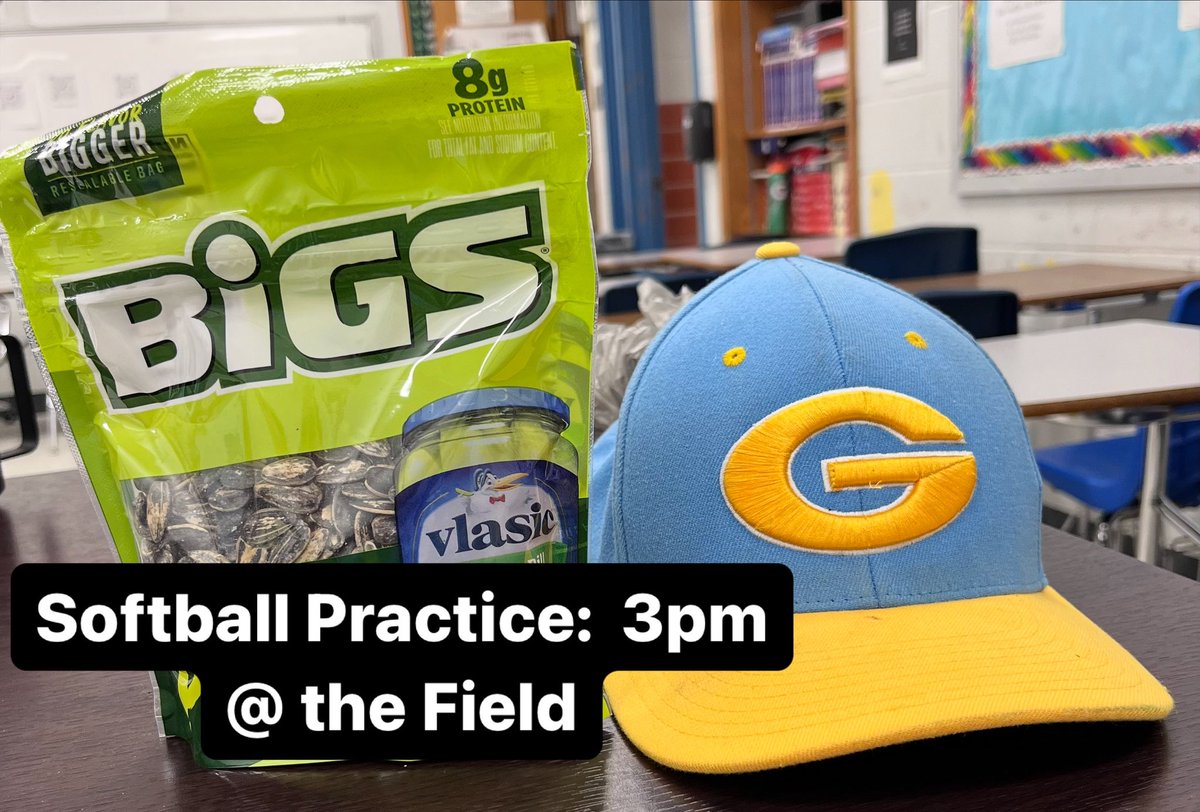 3:00 today!  Softball field!  See you there!