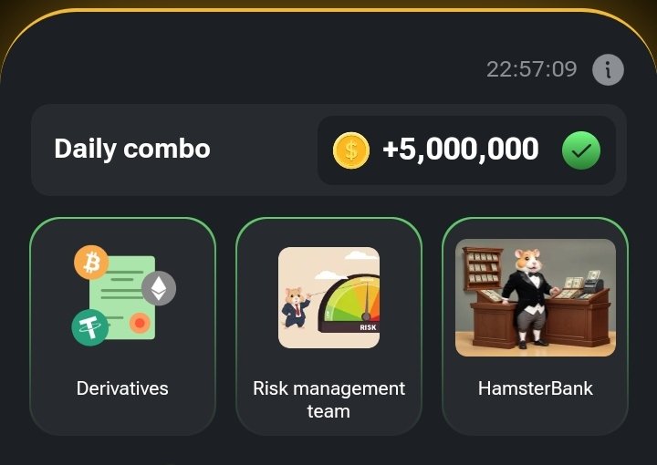 Sunaim_mahmod's tweet photo. 📢How to complete hamster kombat daily combo card

Aug 20th #Hamsterkombat
#chaiper #Hamster #dailycombo
#Tapswap
Rewards: 50,00,000 coins

♥️Like ✏️comment ✅Follow https://t.co/PU1kLi1LAS