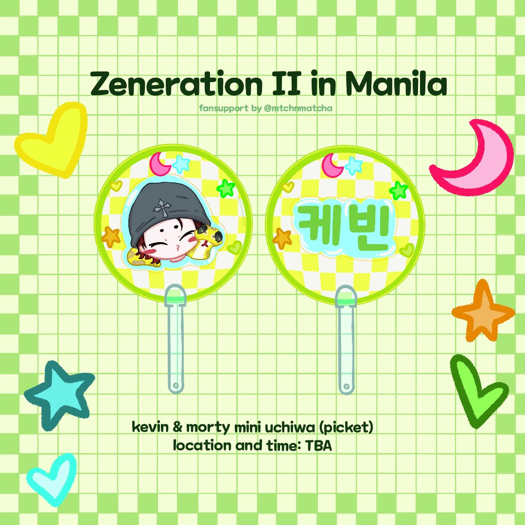 mtchnmatcha's tweet photo. ꩜ zeneration ii in manila ꩜ 

mini kevin and morty uchiwa

☘︎ limited quantity (1:1) 
☘︎ location and time: tba

likes &amp; rts are appreciated ᯓᡣ𐭩
#ZENERATION2_MNL #THEBOYZ #더보이즈 #KEVIN #케빈 https://t.co/kDrL6Iirqa