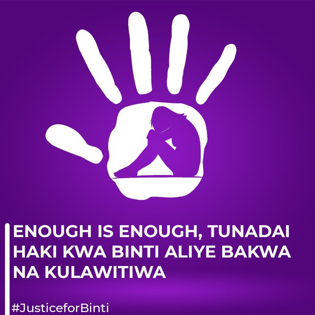English_snow2's tweet photo. Watoto wenu wakitendewa hili #MNATOA HUKUMU HARAKA tena wenye #Adhabu kali.
Ila #Wengine hawanaga #Haki pale mnapowatendea kwa #CHUKI na ubaya!
#JusticeForBintiKubakwa 👇 https://t.co/1358piYloA