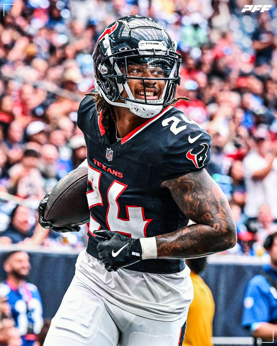 Highest-graded Texans vs the Giants:

🥇 Derek Stingley Jr. - 97.5
🥈 Neville Hewitt - 94.2
🥉 Jalen Pitre - 90.8
🏅 John Metchie III - 89.5
🏅 Lonnie Johnson Jr. - 86.1