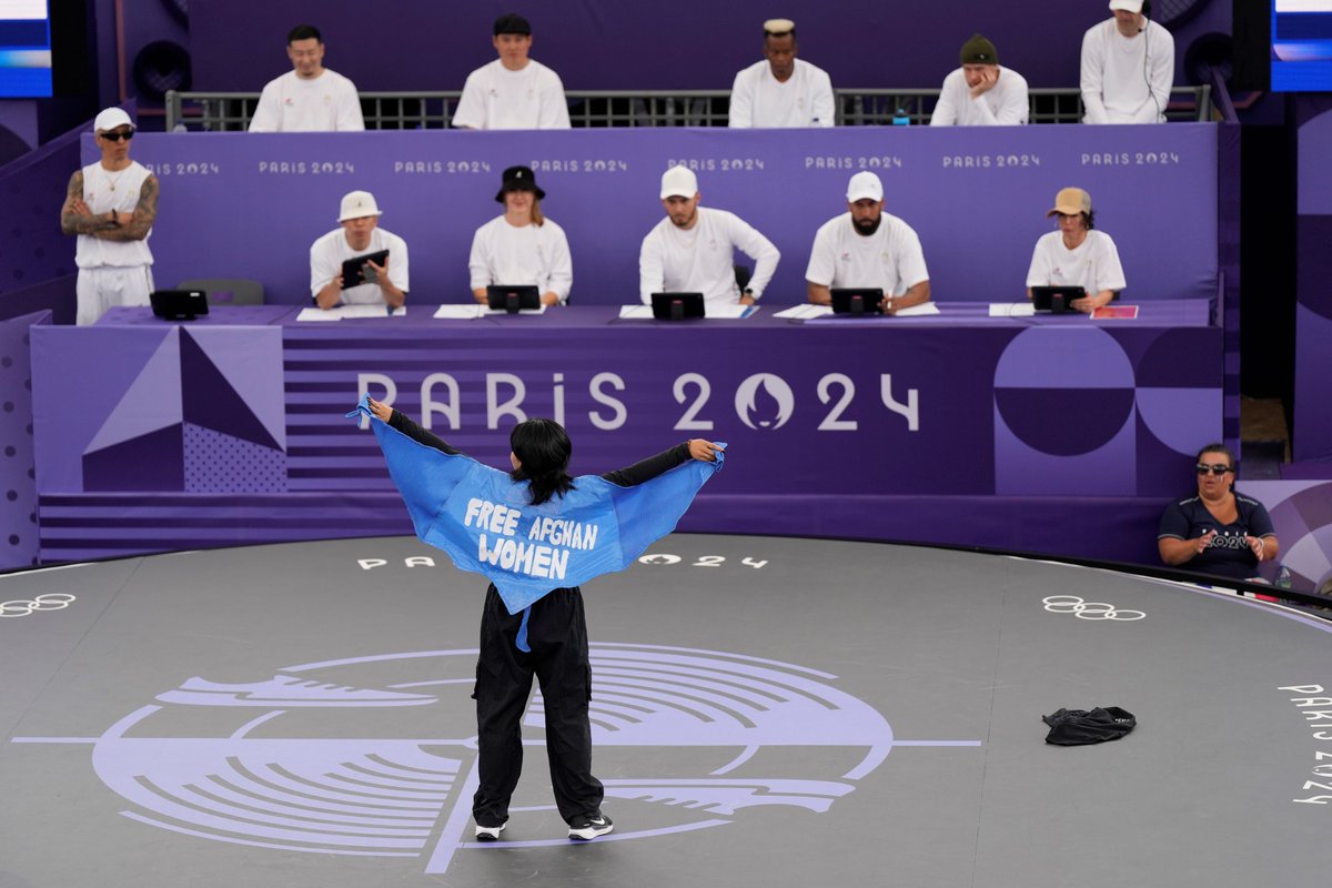 Olympic athlete Manizha Talash was disqualified from the Paris 2024 Olympics after she competed wearing a cape that said “Free Afghan Women.” 

Talash should not be punished for promoting gender equality. Read more in <a href="/astroehlein/">Andrew Stroehlein</a>'s Daily Brief:

 trib.al/ltbQs91