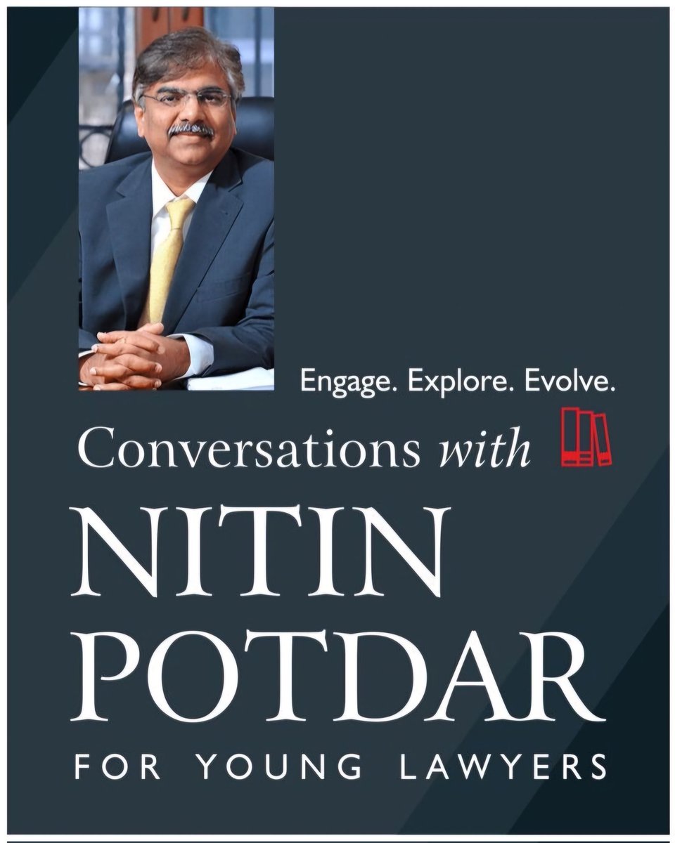 nitinpotdar's tweet photo. #ConversationsWithNitinPotdar for law students https://t.co/tvocTz8ytf