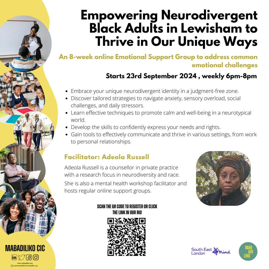 Registration is still open! Sign up now and please share this opportunity with anyone who might benefit!