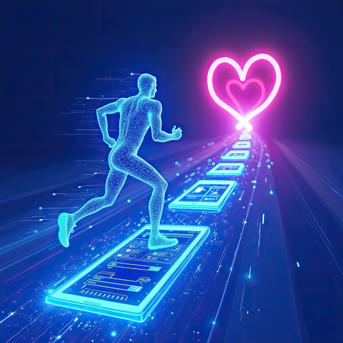 SwipeLogApp's tweet image. Online dating is a marathon, not a sprint. Every swipe, every message, every date is a step closer to finding your perfect match. Keep going – your person is out there! 💙
