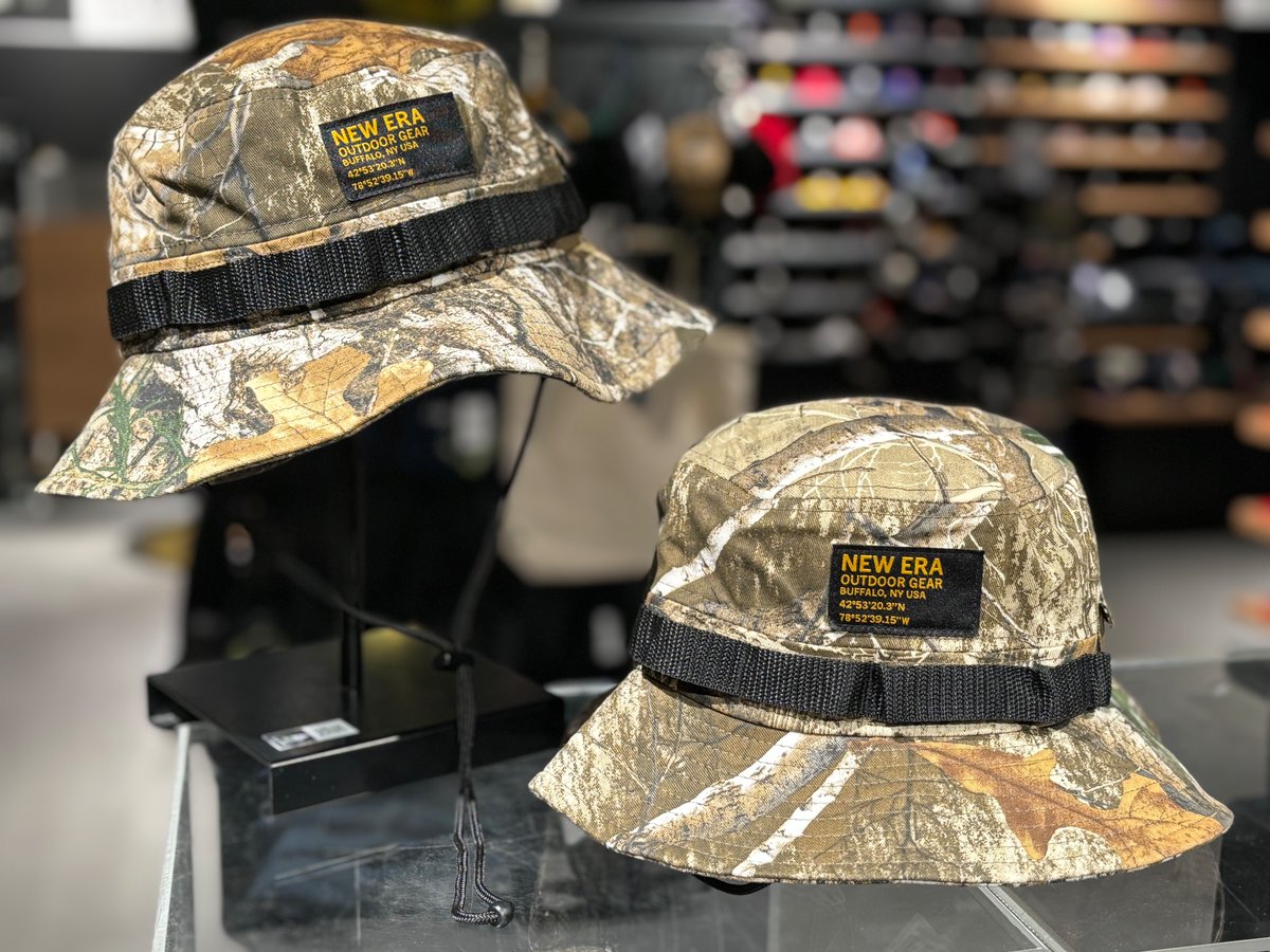 NewEraSapporo's tweet photo. 【Real Tree Camo】
米国REALTREE社のREALTREE EDGEをプリントしたシリーズが登場。
スウェットバンドには抗菌効果のあるMICROERAを採用。
手洗いも可能です。
#ニューエラ札幌 #アウトドア #バケットハット #9THIRTY #59FIFTY #9FORTY A-Frame https://t.co/X6sVEdBhOw