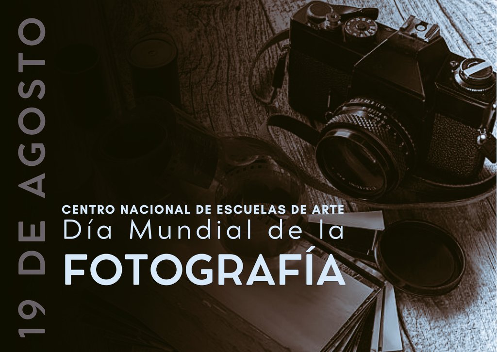 CNEArtCuba's tweet photo. 📷El 19 de agosto se celebra el Día Mundial de la #Fotografía en homenaje a Luis Daguerre el cual presentó ante la Academia de Ciencias de Francia su último inventó: el daguerrotipo, que permitía capturar una imagen a través de un proceso químico. #ElArteDeEnseñarElArte https://t.co/QZDYU2SOHT