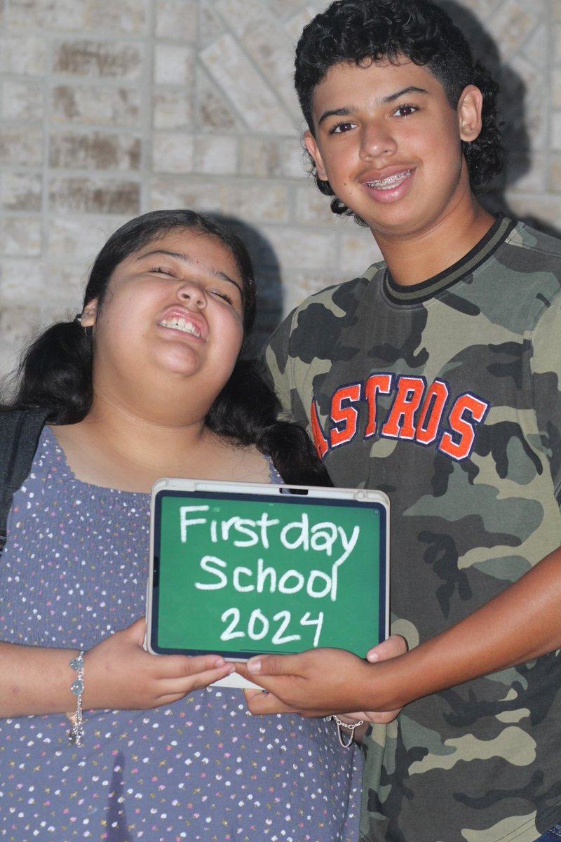 Veronica (@verocasiano) on Twitter photo Who told <a href="/RJ_Casiano/">Raul Casiano Jr.</a> and Serena it’s okay to grow up?!?!?!!! My momma heart is definitely feeling it today with RJ starting 9th grade at <a href="/NISDTaft/">Taft HS</a> and Serena being a 5th grader at <a href="/NISDLewis/">Bob Lewis Elementary</a>. Wishing my babies a great first day and a blessed 24-25 school year. 📸: <a href="/casiano210/">Raul Casiano</a> Who told <a href="/RJ_Casiano/">Raul Casiano Jr.</a> and Serena it’s okay to grow up?!?!?!!! My momma heart is definitely feeling it today with RJ starting 9th grade at <a href="/NISDTaft/">Taft HS</a> and Serena being a 5th grader at <a href="/NISDLewis/">Bob Lewis Elementary</a>. Wishing my babies a great first day and a blessed 24-25 school year. 📸: <a href="/casiano210/">Raul Casiano</a>