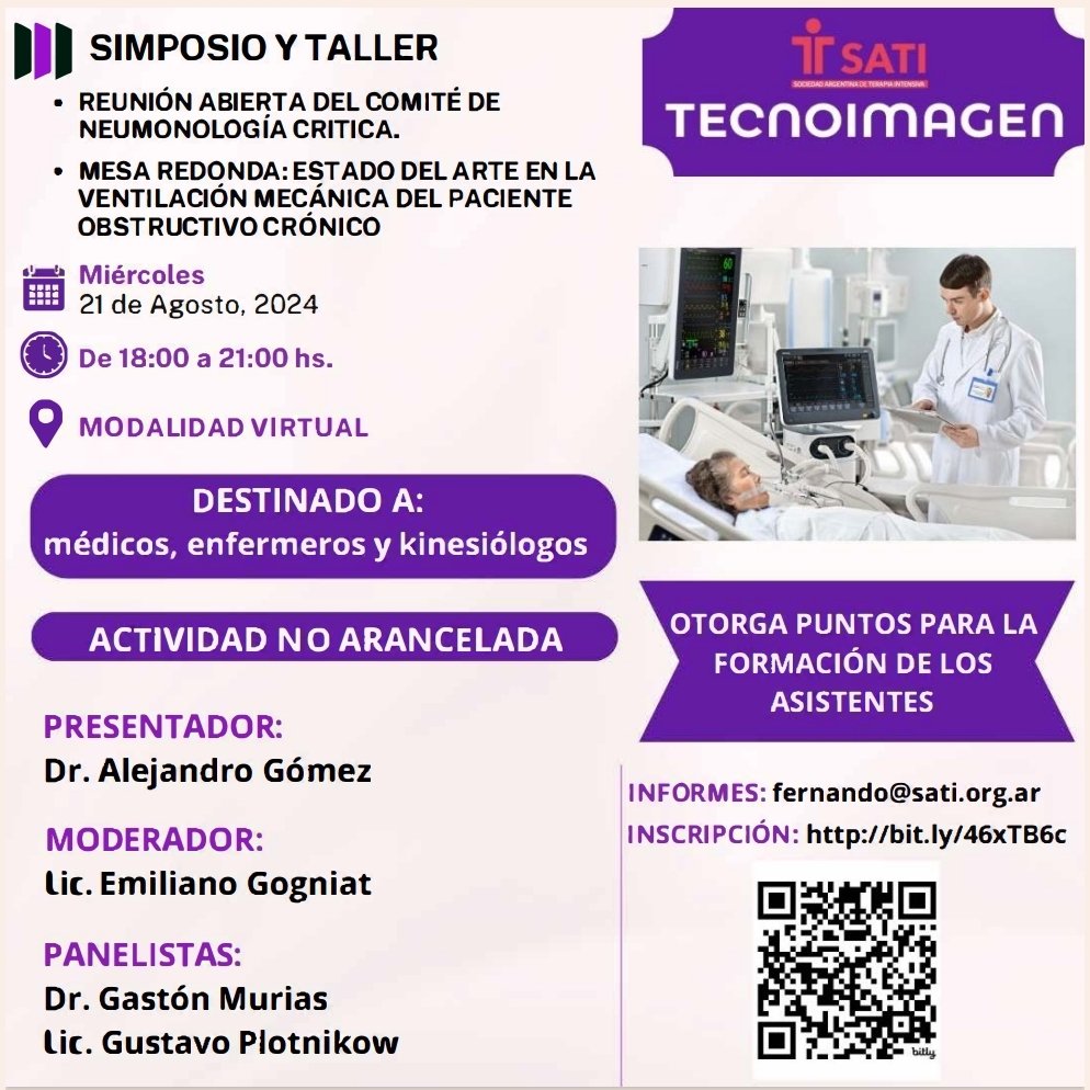 Comité de Neumonología Crítica SATI tweet media