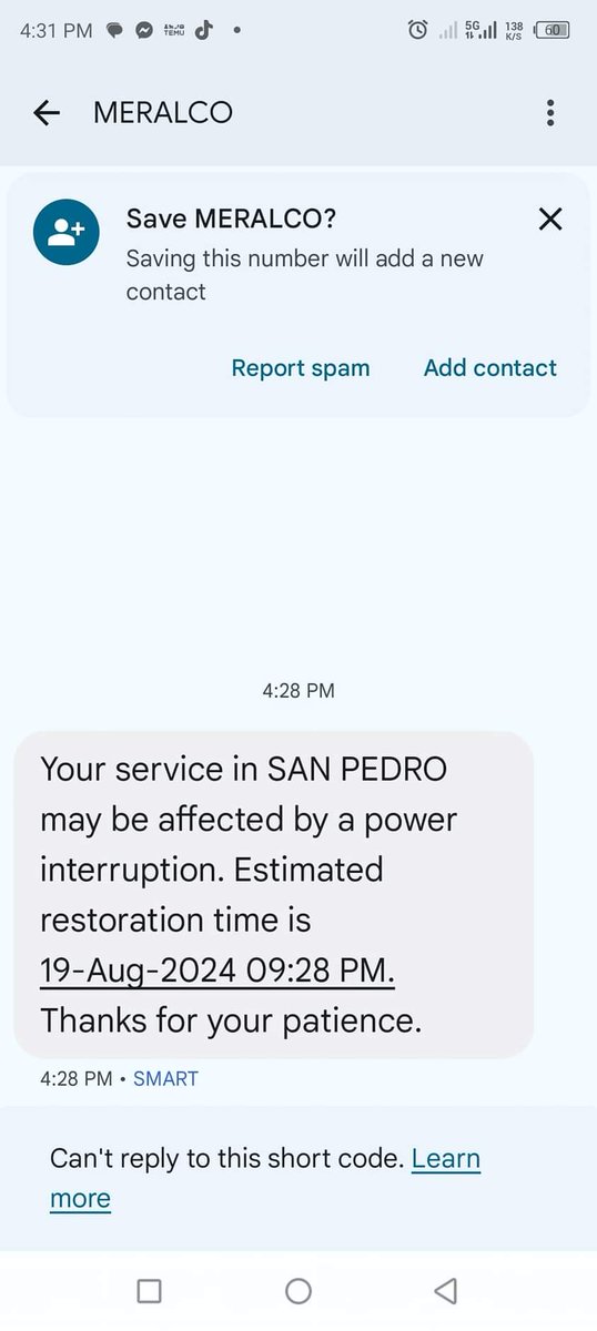 fluffybebsssss's tweet photo. @meralco pakisagot nga kung anong oras na... pakicheck kung match sa sinasabi nyo oras.🙄🙄🙄 https://t.co/3f2Zy0yzP5