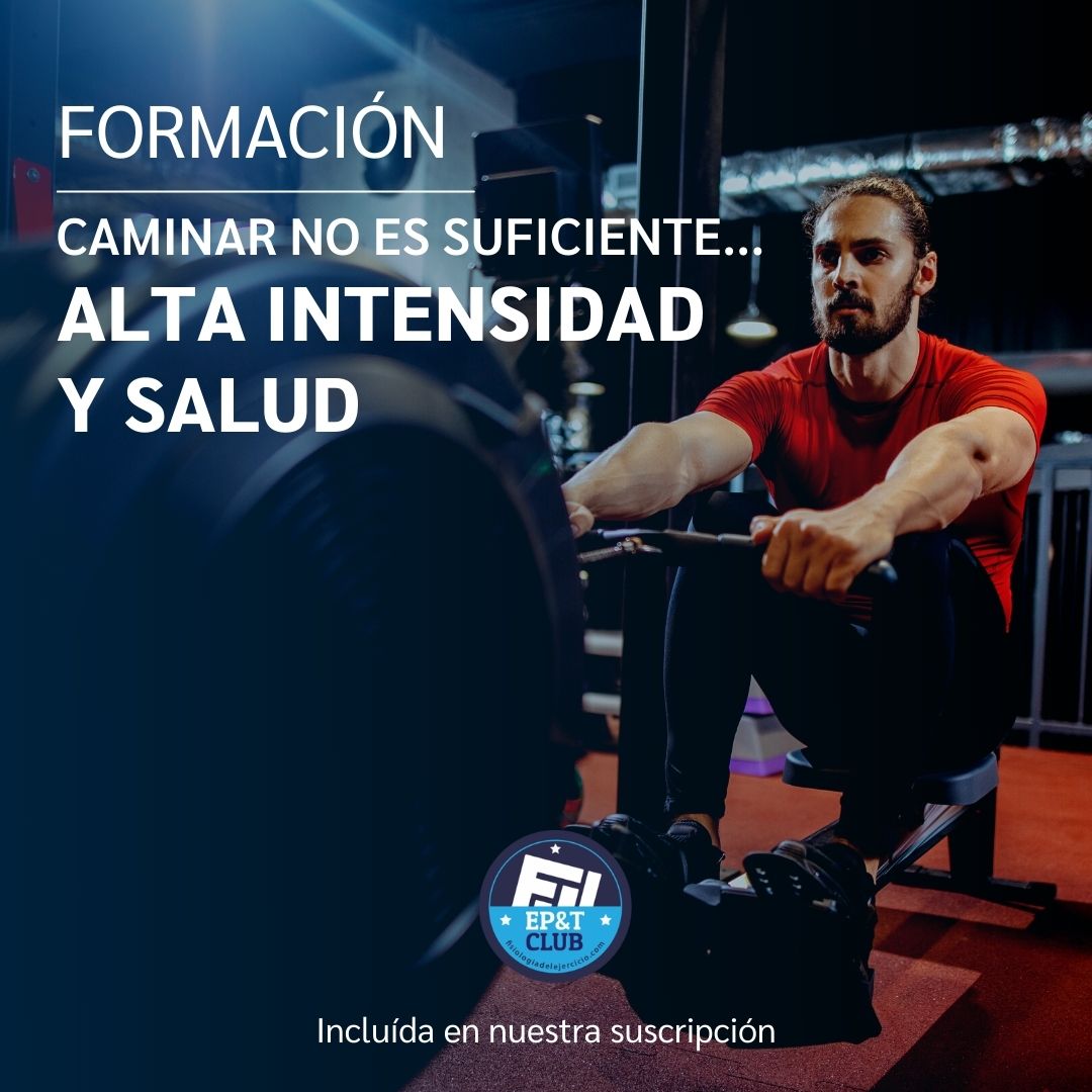 Caminar no es suficiente.... 🤔 ¡¡ alta intensidad y salud !!

Formación sólo para nuestros suscriptores del Club EP&amp;T!

¿quieres aprender más sobre ello? Te esperamos en nuestra suscripción 
fisiologiadelejercicio.com/formaciones/cl…