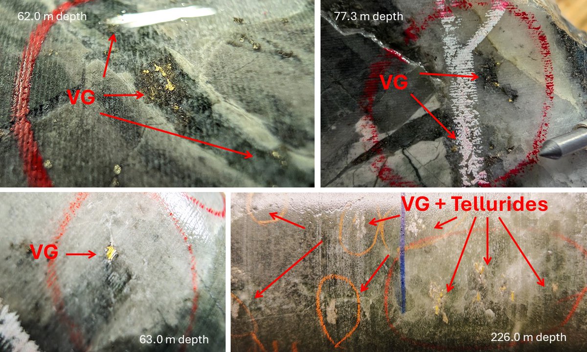 gfgresources's tweet photo. 💥GFG Hits High-Grade with 13.94 g/t Gold over 7.1 m with Significant Visible Gold at the Aljo Mine Target💥
And there is more to come. 
See full details here: https://t.co/IPTSvFLx4q

$GFG $GFGSF #GOLD #Timmins https://t.co/jOxWmqDKD3