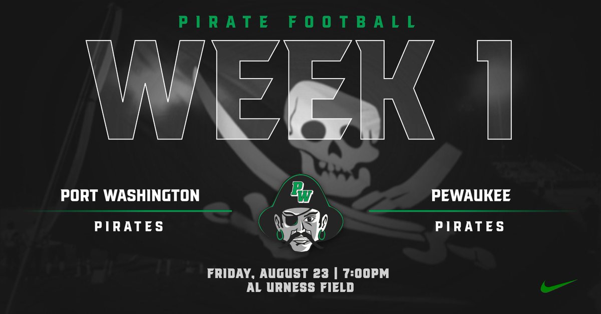 GoPiratesFB's tweet image. Week 1: Pirates vs Pirates

#GoPort | #PlayGreen