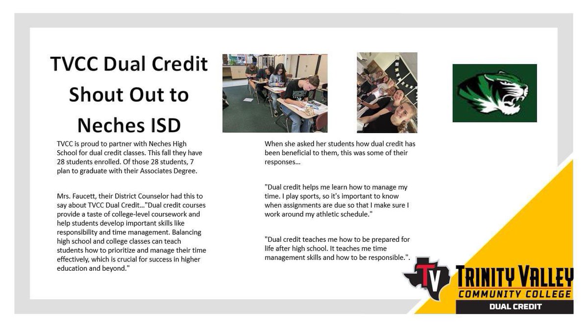 First Shout Out of the new school year goes to Neches High School. We are proud to partner with you for the 24-25 school year. Let's go CARDS!!!