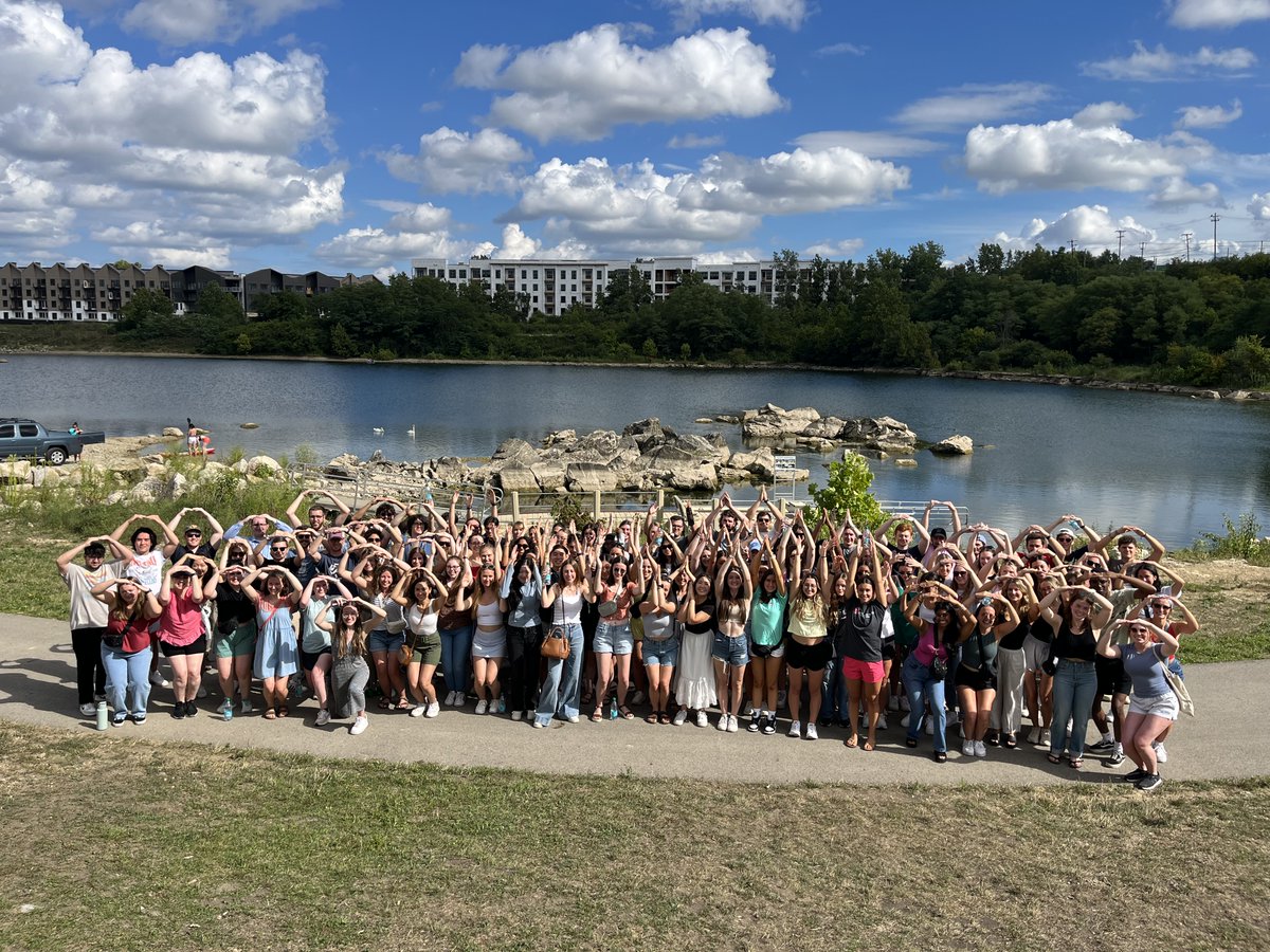 OSUOptometry's tweet image. The Big/Little Picnic at the Quarry Trails Metro Park  perfectly wrapped up Buckeye Launch Week for the #OSUopt Class of 2028! 

#optometrystudents #optometryschool 

Content Credit: Class of 2027 President Alexis Hancock