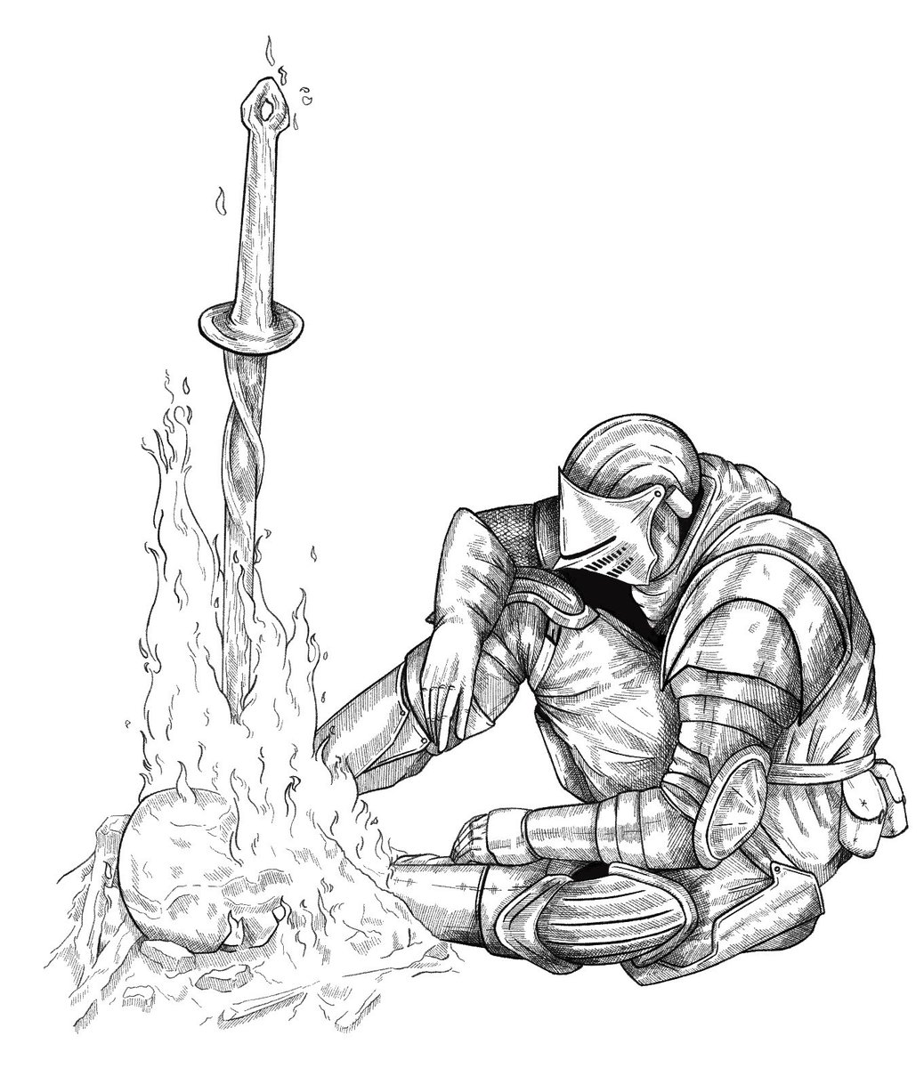 Evers_Art's tweet photo. This is your fate.

#DarkSouls https://t.co/mIEtLODtvw